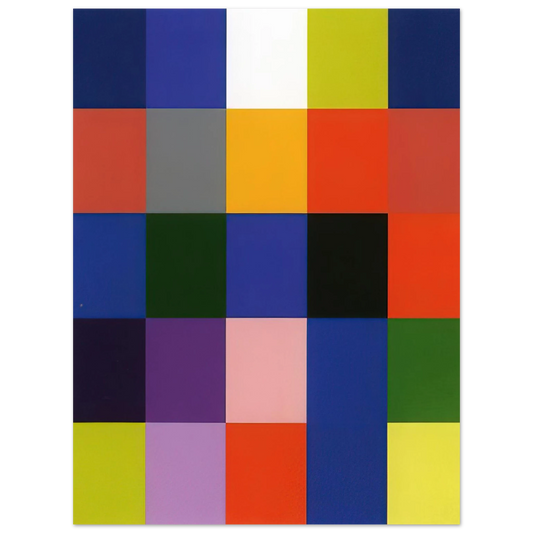 Gerhard Richter - 25 COLOURS 2007 Fine Art Poster - Default Title