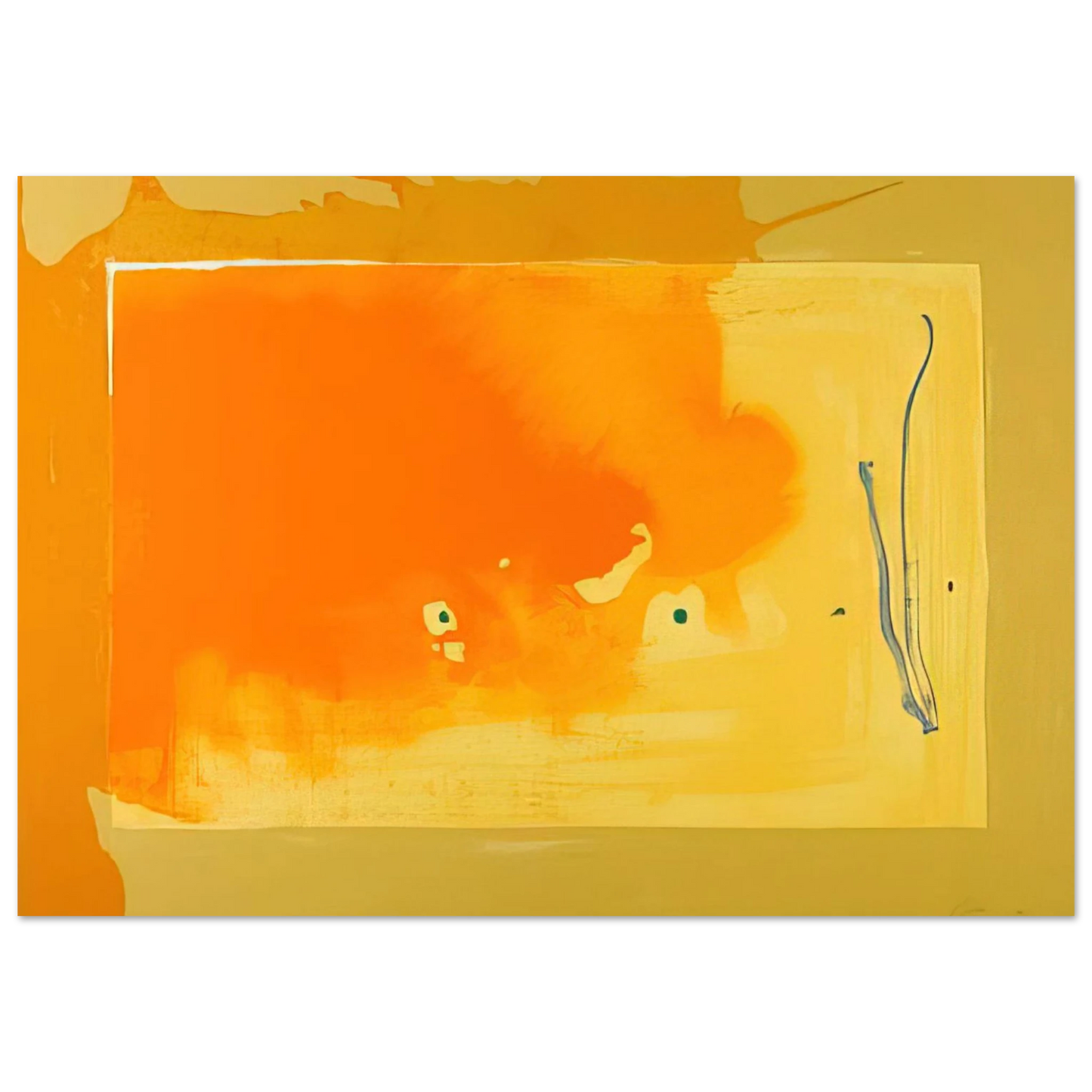 Helen Frankenthaler - Bilbao - 1998 Wall art - 13x18 cm / 5x7 inches - Fine Art Poster - -