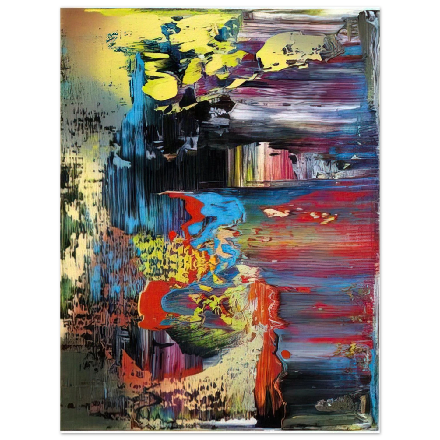 Gerhard Richter - ABSTRACT PICTURE 1 Fine Art Poster - Default Title