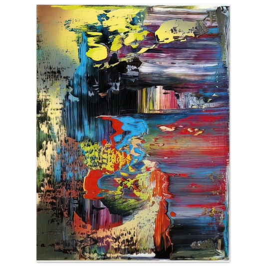 Gerhard Richter - ABSTRACT PICTURE 1 Fine Art Poster - Default Title