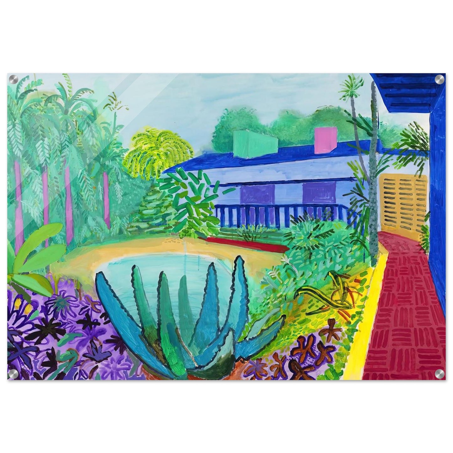 David Hockney - David Hockney Acrylic Print - 70x100 cm / 28x40″ inches | David Hockney Art | Artwork by David Hockney