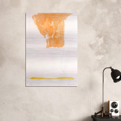 Pranzo Italiano - 1973 - Helen Frankenthaler Brushed Aluminum Print - 70x100 cm / 28x40 inches | Helen Frankenthaler Aluminum Print | Helen Frankenthaler Prints
