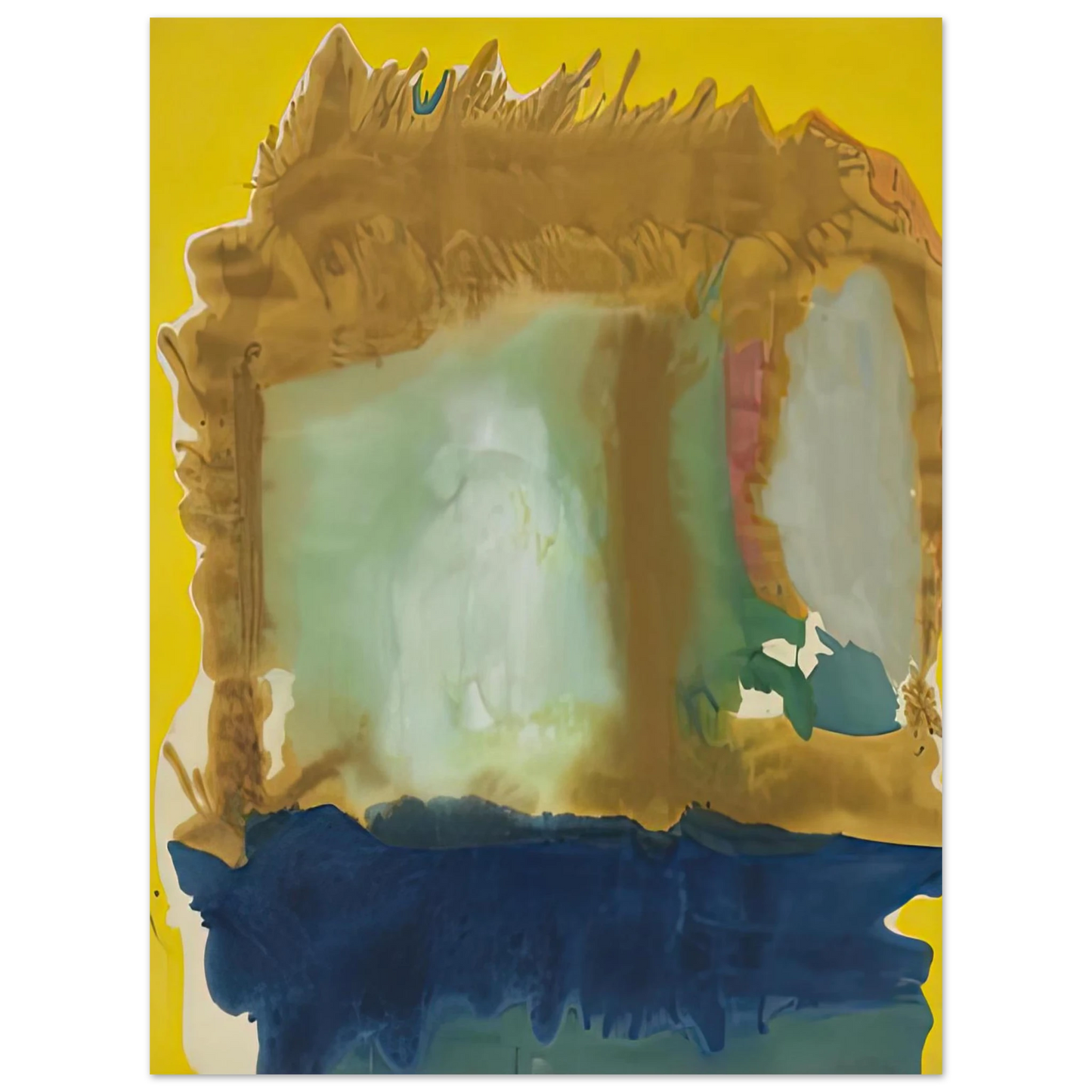 Helen Frankenthaler - Milkwood Arcade, 1963- Wall Art - 21x29.7 cm / 8x12" - Fine Art Poster - -