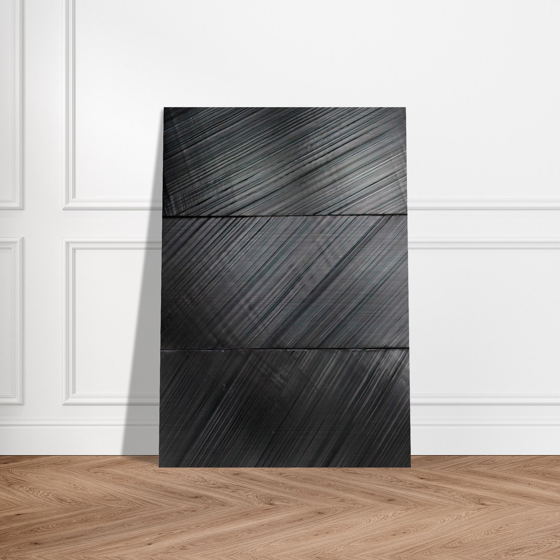 Peinture 18 Mars 2010 - 2010 - Pierre Soulages Brushed Aluminum Print - 70x100 cm / 28x40 inches | Pierre Soulages Aluminum Print | Pierre Soulages Prints