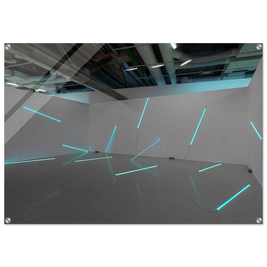 No End Neon - 1990 - Francois Morellet Acrylic Print - 70x100 cm / 28x40″ inches