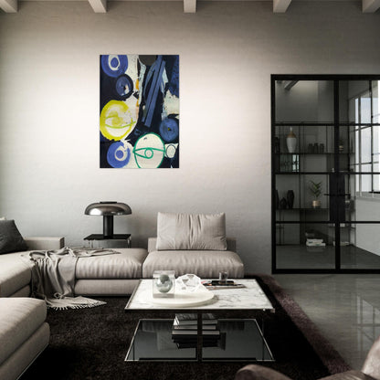 Orakel - 1964 - Ernst Wilhelm Nay Brushed Aluminum Print - 70x100 cm / 28x40 inches | Ernst Wilhelm Nay Aluminum Print | Ernst Wilhelm Nay Prints