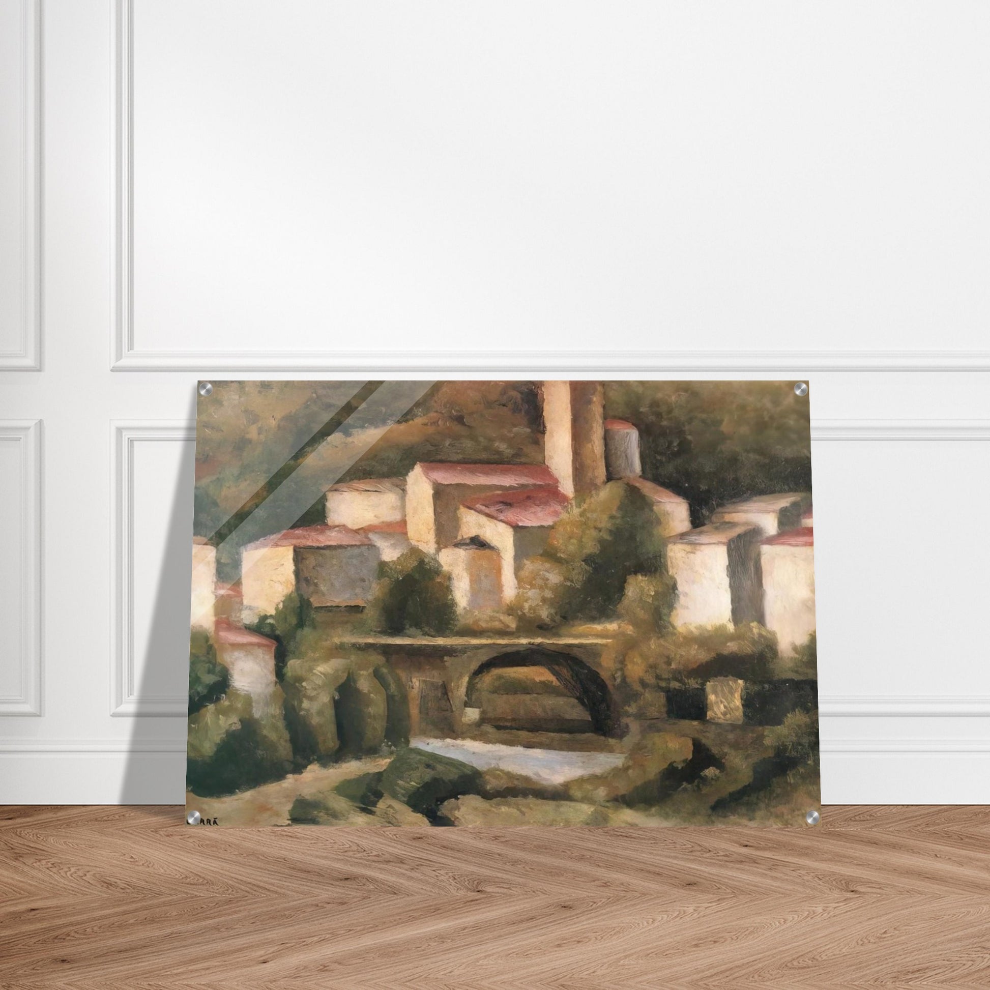 SAN GIACOMO DI VARALLO 1924 - Carlo Carra Acrylic Print - 70x100 cm / 28x40″ inches | Carlo Carra Wall Art | Carlo Carra Prints