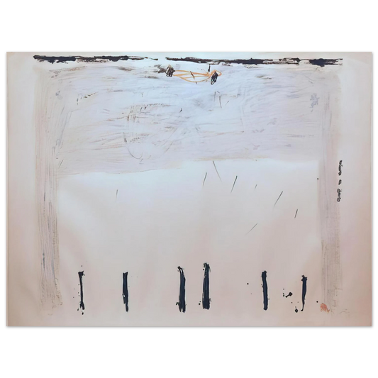 Antoni Tapies - VERTICALES EN BAS 1968 Fine Art Poster - Default Title