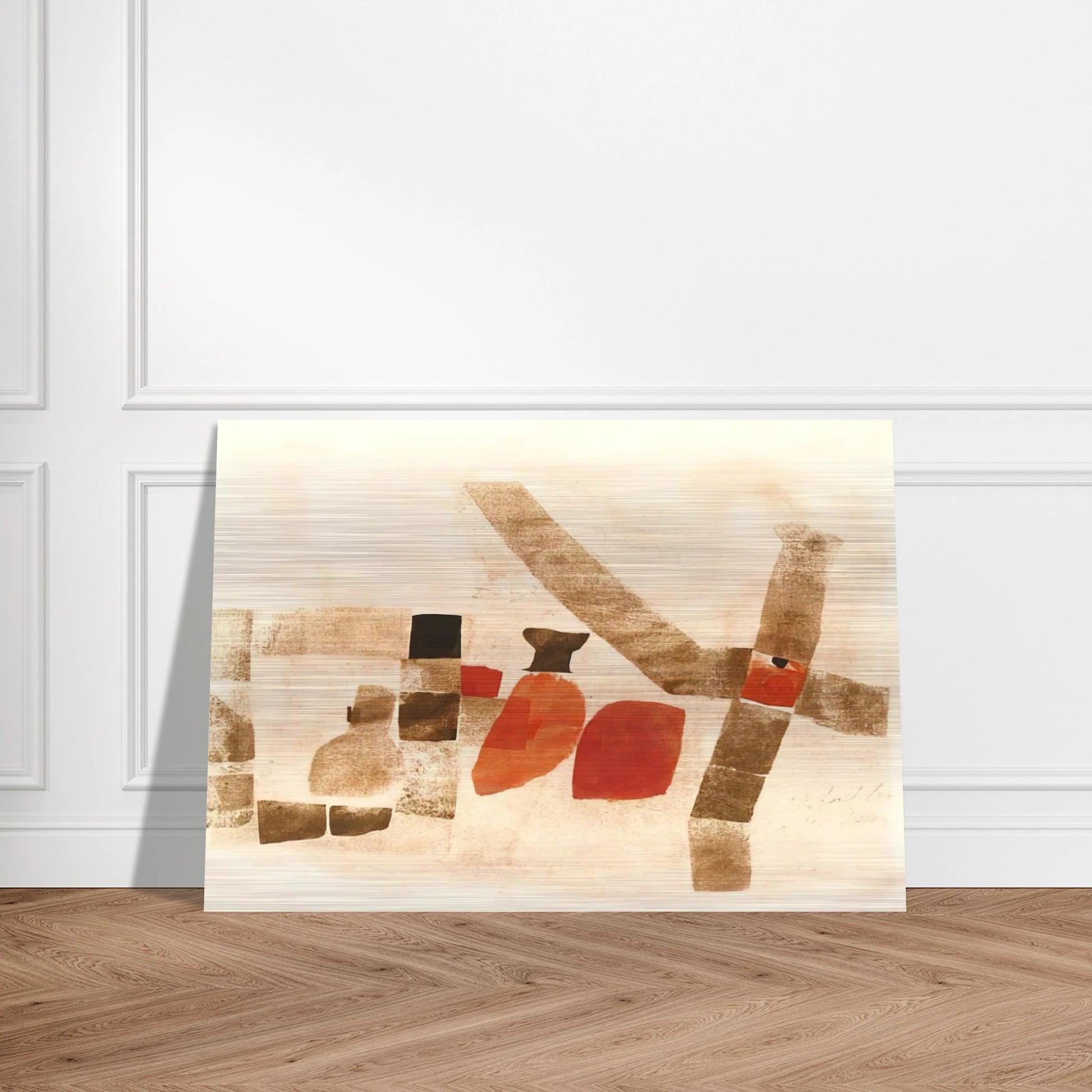 Dongo - 1964 - Julius Bissier Brushed Aluminum Print - 70x100 cm / 28x40 inches | Julius Bissier Aluminum Print | Julius Bissier Prints