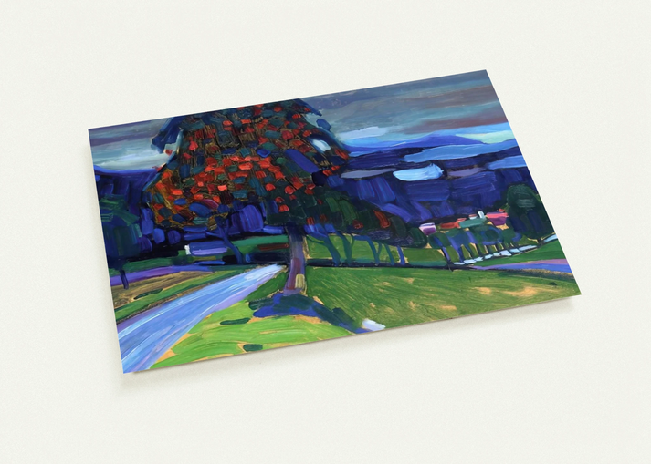 AUTUMN IN MURNAU 1908 By Wassily Kandinsky Pack of 10 Post Cards | Wassily Kandinsky Post Cards | A6 (10.5 x 14.8 cm) - 4.1 x 5.8 inches