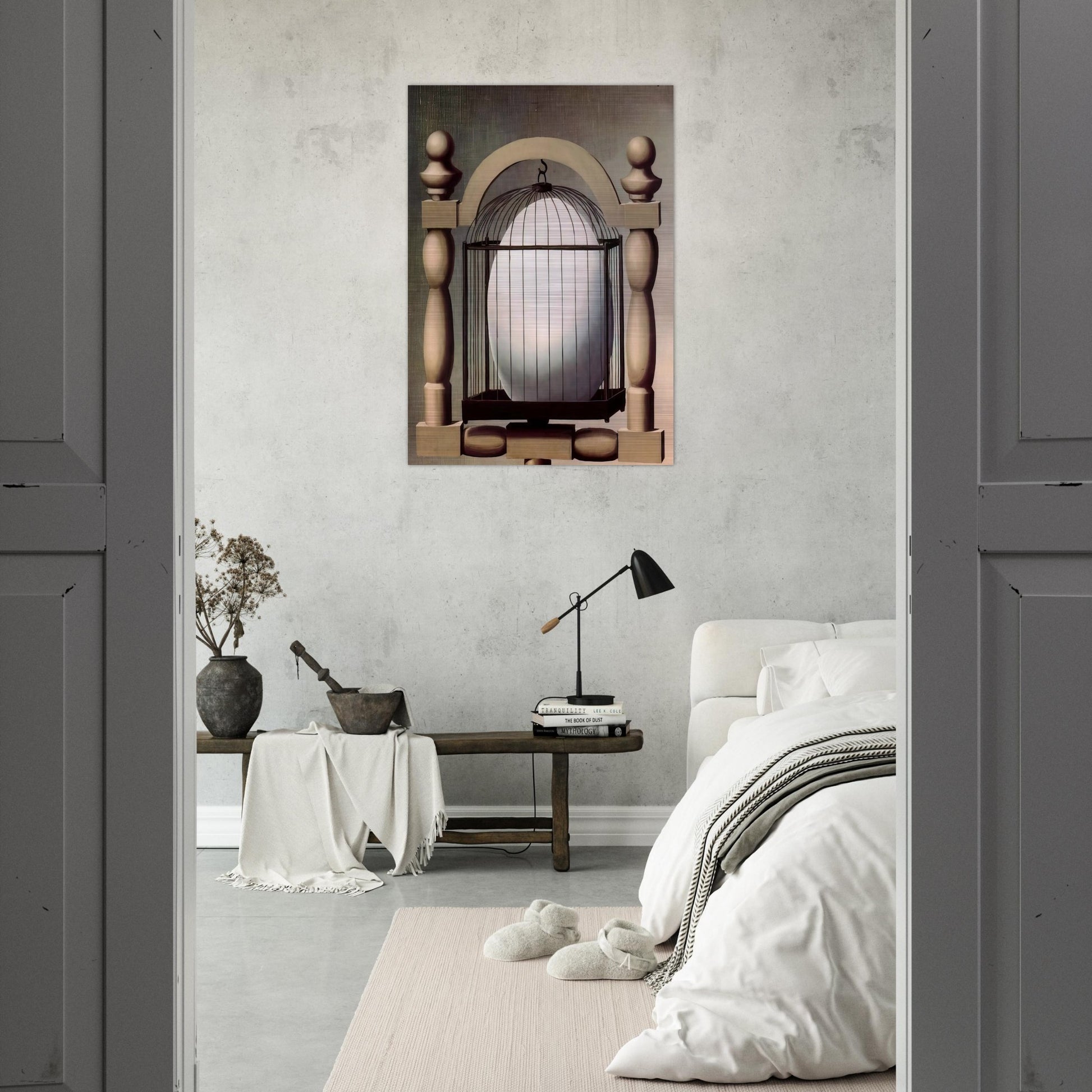 ELECTIVE AFFINITIES 1933 - Rene Magritte Brushed Aluminum Print - 70x100 cm / 28x40 inches | Rene Magritte Aluminum Print | Rene Magritte Prints