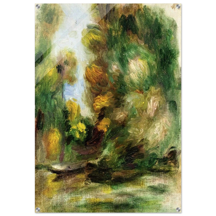 Banks of the River - Pierre-Auguste Renoir Acrylic Print - 70x100 cm / 28x40″ inches | Pierre-Auguste Renoir Wall Art | Pierre-Auguste Renoir Prints