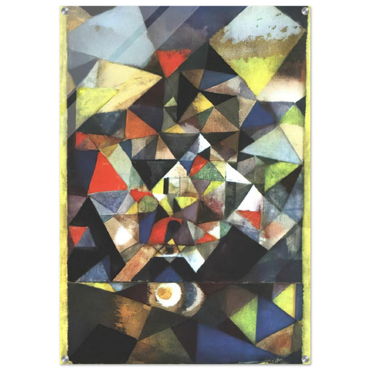 WITH THE EGG 1917 - Paul Klee Acrylic Print - 70x100 cm / 28x40″ inches