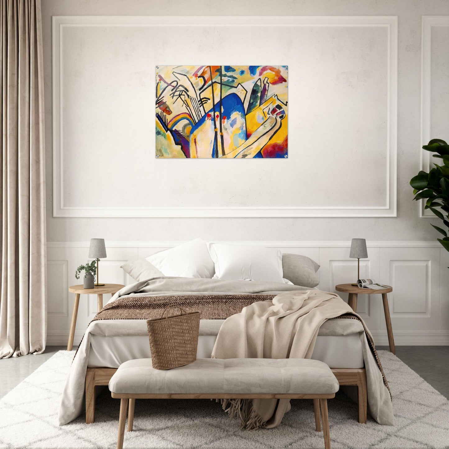 COMPOSITION IV 1911 - Wassily Kandinsky Acrylic Print - 70x100 cm / 28x40″ inches | Wassily Kandinsky Wall Art | Wassily Kandinsky Prints