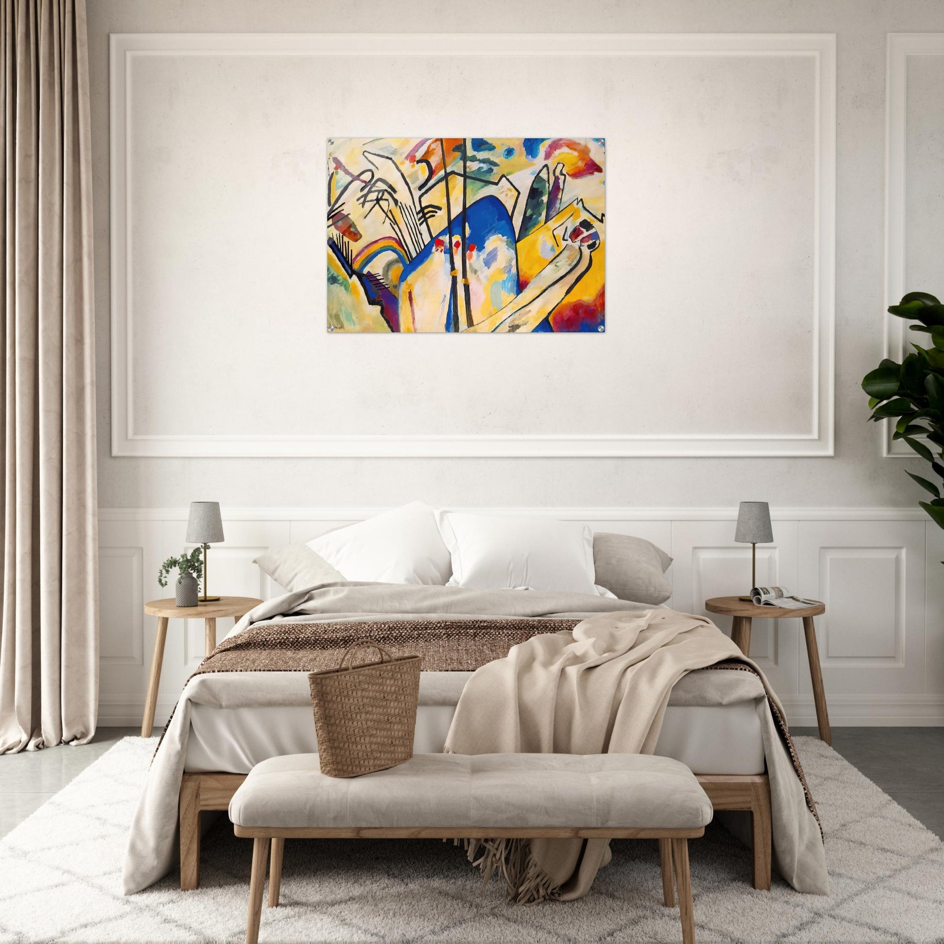 COMPOSITION IV 1911 - Wassily Kandinsky Acrylic Print - 70x100 cm / 28x40″ inches | Wassily Kandinsky Wall Art | Wassily Kandinsky Prints