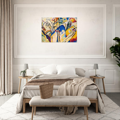COMPOSITION IV 1911 - Wassily Kandinsky Acrylic Print - 70x100 cm / 28x40″ inches | Wassily Kandinsky Wall Art | Wassily Kandinsky Prints