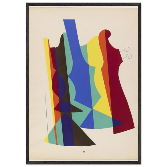 ORCHESTRA FROM THE PORTFOLIO REVOLVING DOORS 1926 - Man Ray Framed Art Print – Black Wooden Frame - Default Title - -Framed Art Print