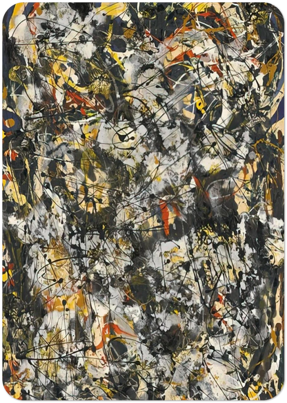 NUMBER 4 1951 By Jackson Pollock Pack of 10 Post Cards | Jackson Pollock Post Cards | A6 (10.5 x 14.8 cm) - 4.1 x 5.8 inches