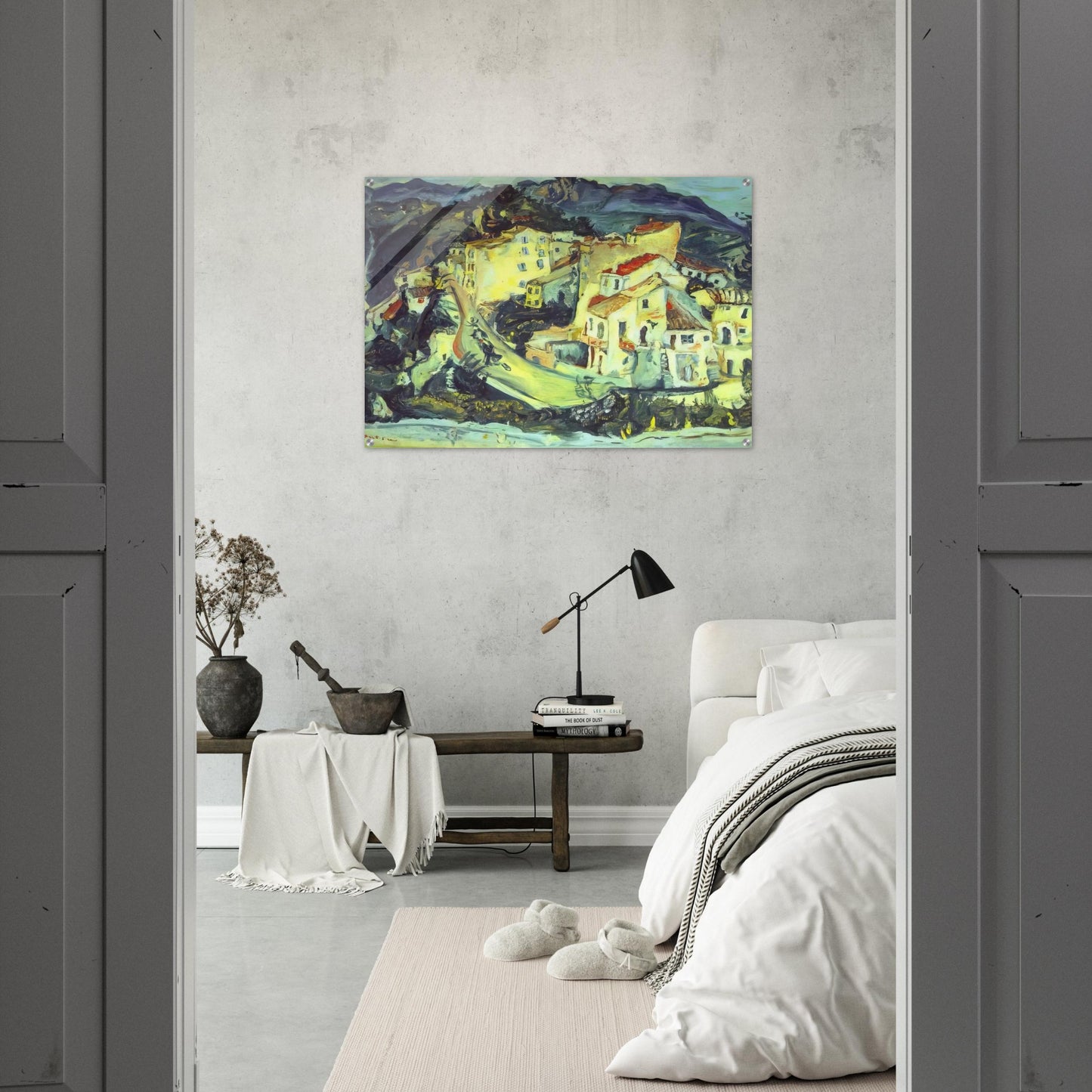 LANDSCAPE OF CAGNES - Chaim Soutine Acrylic Print - 70x100 cm / 28x40″ inches | Chaim Soutine Wall Art | Chaim Soutine Prints