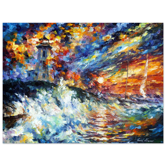 Leonid Afremov - Leonid Afremov Fine Art Poster - 13x18 cm / 5x7 inches