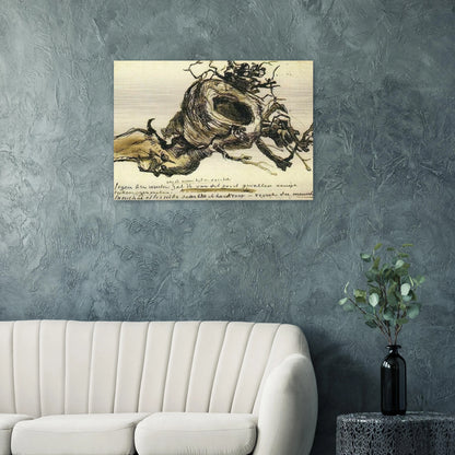Bird's Nest - Vincent van Gogh Brushed Aluminum Print - 70x100 cm / 28x40 inches | Vincent van Gogh Aluminum Print | Vincent van Gogh Prints