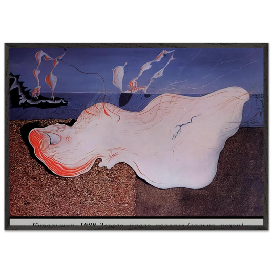 THE BATHER - Salvador Dali Framed Art Print – Black Wooden Frame - Default Title - -Framed Art Print