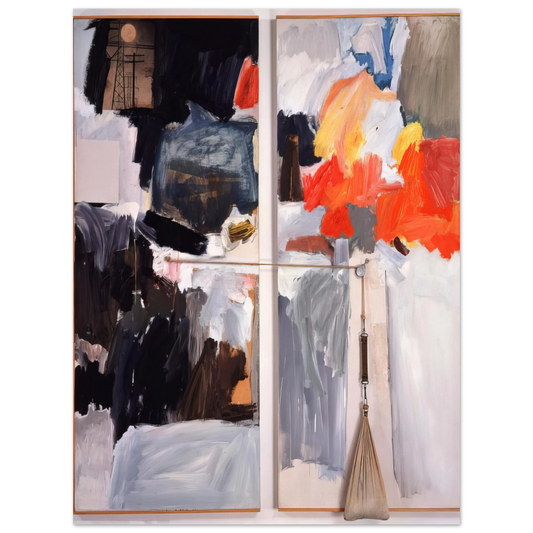 Robert Rauschenberg - STUDIO PAINTING 1961 1 Fine Art Poster - Default Title