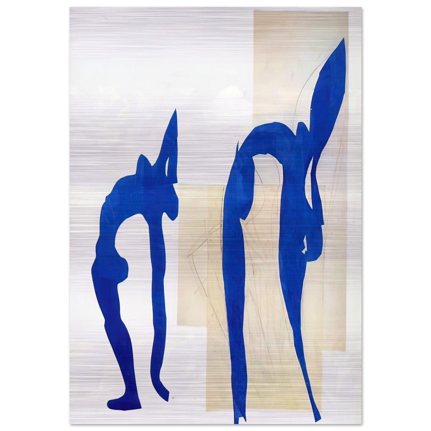 BLUE NUDES - Henri Matisse Brushed Aluminum Print - 70x100 cm / 28x40 inches | Henri Matisse Aluminum Print | Henri Matisse Prints