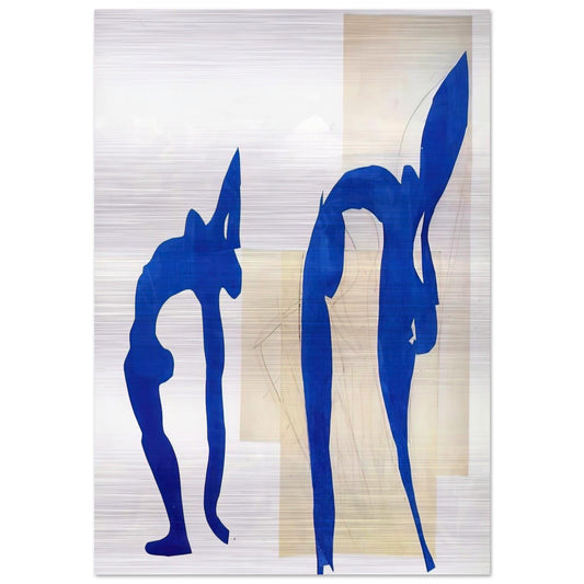 BLUE NUDES - Henri Matisse Brushed Aluminum Print - 70x100 cm / 28x40 inches | Henri Matisse Aluminum Print | Henri Matisse Prints