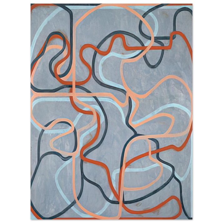Brice Marden - Epitaph Painting 5 - 2001  75x100 cm / 30x40inches Fine Art Poster