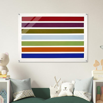 Wall Stripes No. 3 - 1962 - Gene Davis Acrylic Print - 70x100 cm / 28x40″ inches | Gene Davis Wall Art | Gene Davis Prints