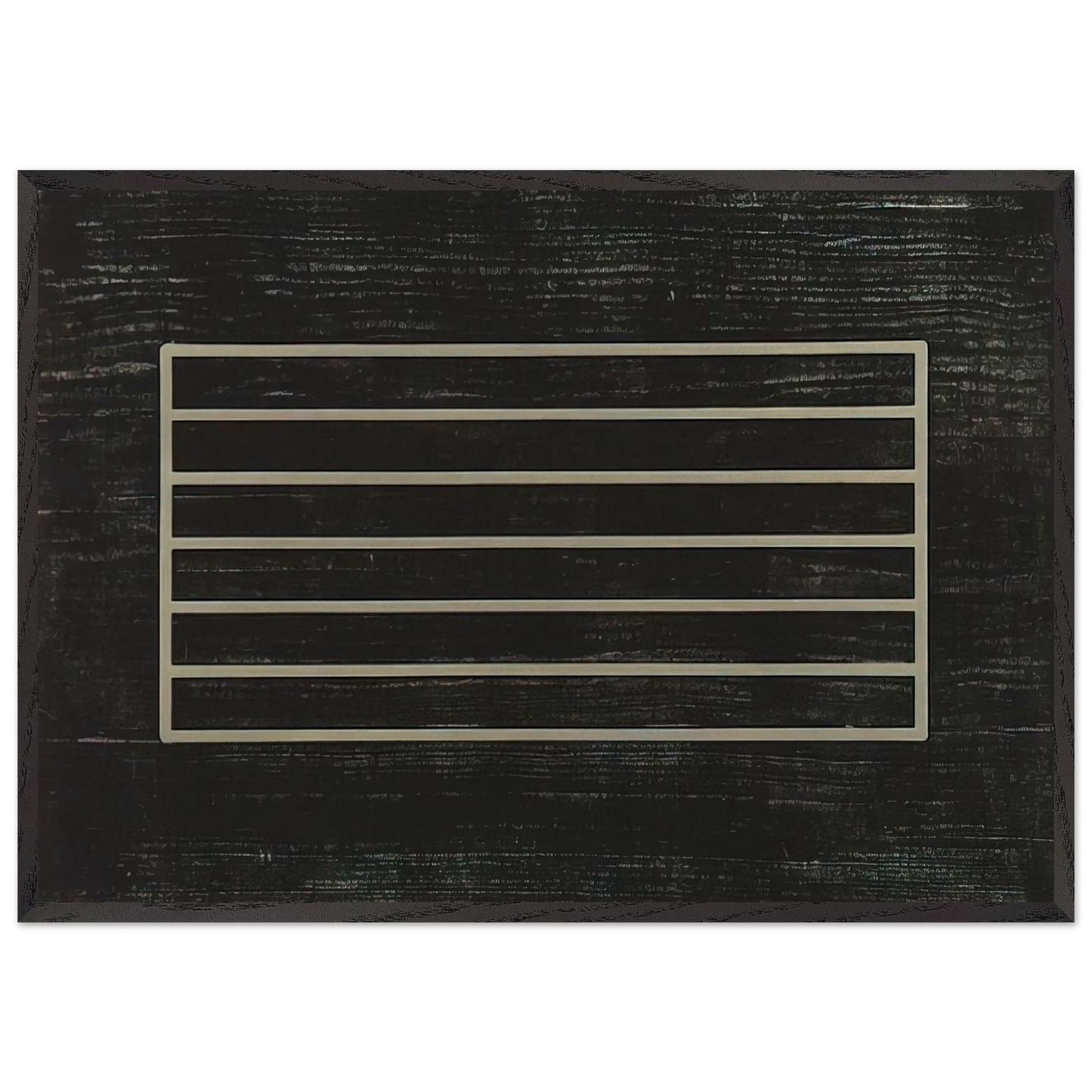 Untitled - Minimalism N2 - Donald Judd Framed Art Print – Black Wooden Frame - Default Title - -Framed Art Print