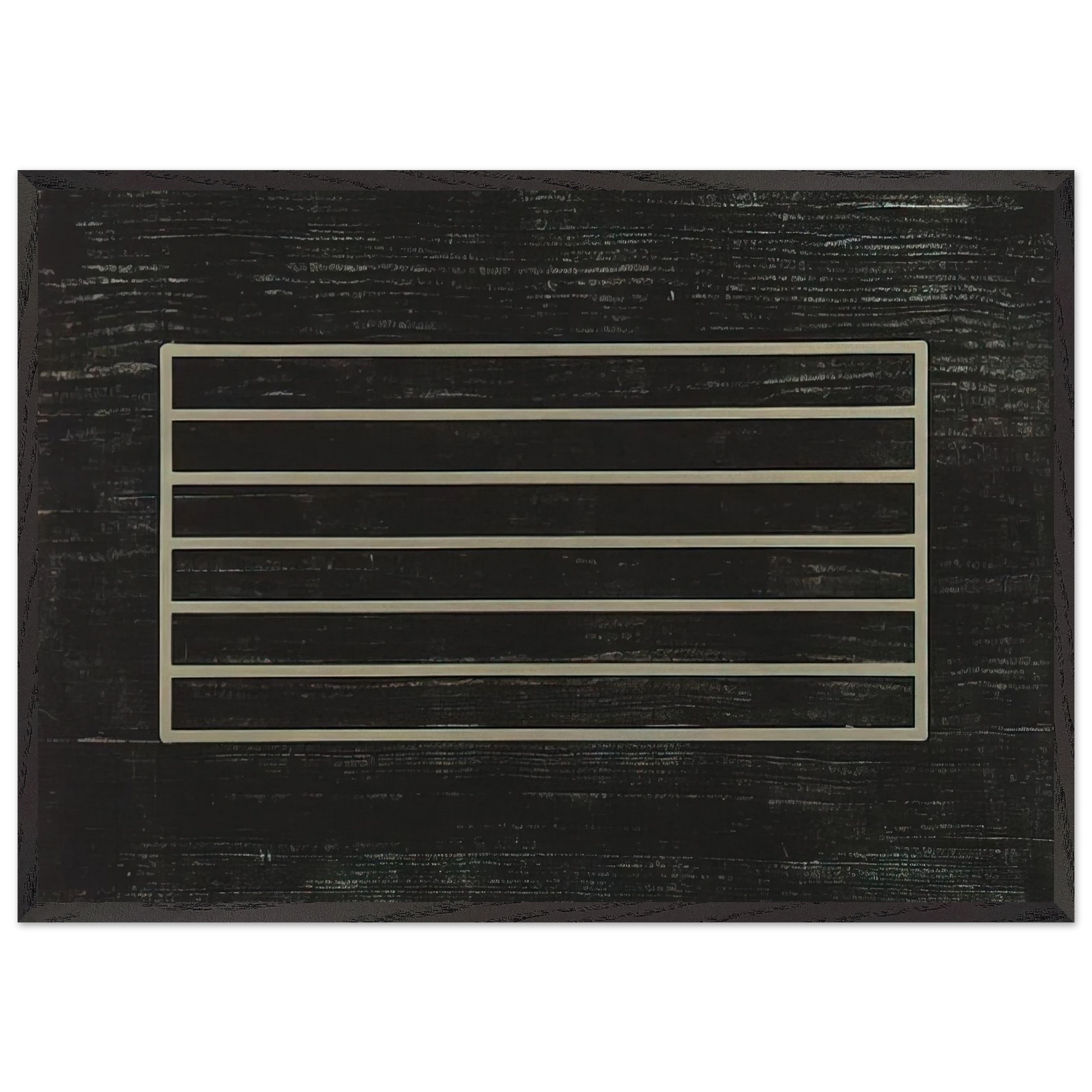 Untitled - Minimalism N2 - Donald Judd Framed Art Print – Black Wooden Frame - Default Title - -Framed Art Print