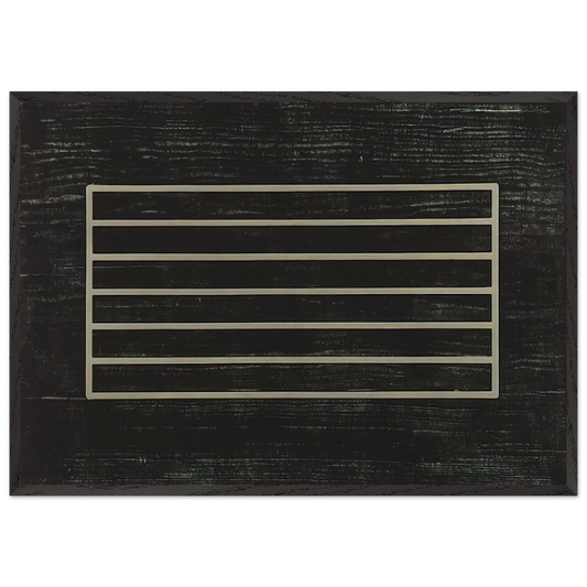 Untitled - Minimalism N2 - Donald Judd Framed Art Print – Black Wooden Frame - Default Title - -Framed Art Print