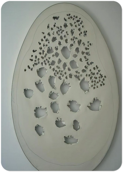 Concept Spatiale - 1963 By Lucio Fontana Pack of 10 Post Cards | Lucio Fontana Post Cards | A6 (10.5 x 14.8 cm) - 4.1 x 5.8 inches