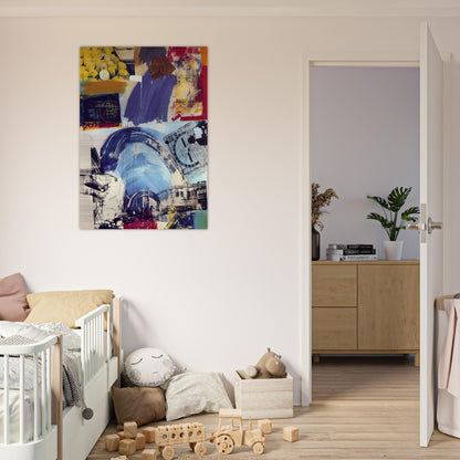 HARBOR - Robert Rauschenberg Brushed Aluminum Print - 70x100 cm / 28x40 inches | Robert Rauschenberg Aluminum Print | Robert Rauschenberg Prints