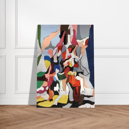 Composition - Abstract Expressionism - Robert Goodnough Brushed Aluminum Print - 70x100 cm / 28x40 inches | Robert Goodnough Aluminum Print | Robert Goodnough Prints