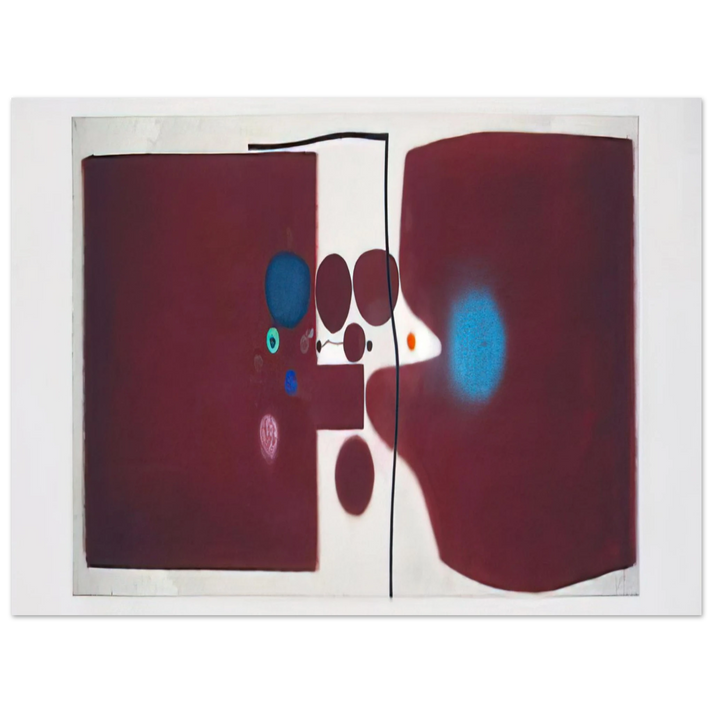 Victor Pasmore - Brown Symphony - 1979  75x100 cm / 30x40inches Fine Art Poster
