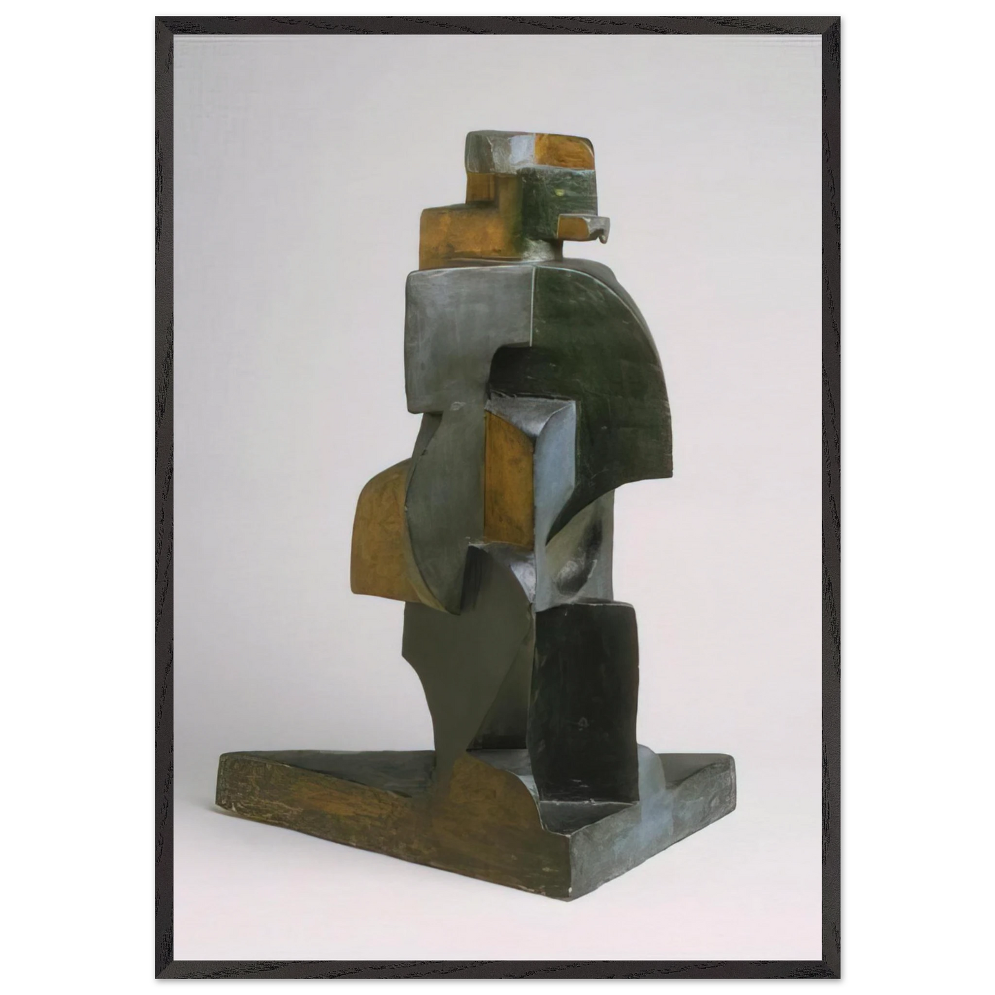 HARLEQUIN 1917 - Juan Gris Framed Art Print – Black Wooden Frame - Default Title - -Framed Art Print