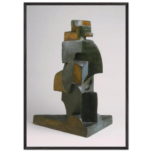 HARLEQUIN 1917 - Juan Gris Framed Art Print – Black Wooden Frame - Default Title - -Framed Art Print