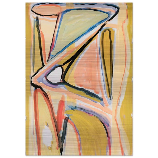 Composition - 1967 - Bram van Velde Brushed Aluminum Print - 70x100 cm / 28x40 inches | Bram van Velde Aluminum Print | Bram van Velde Prints