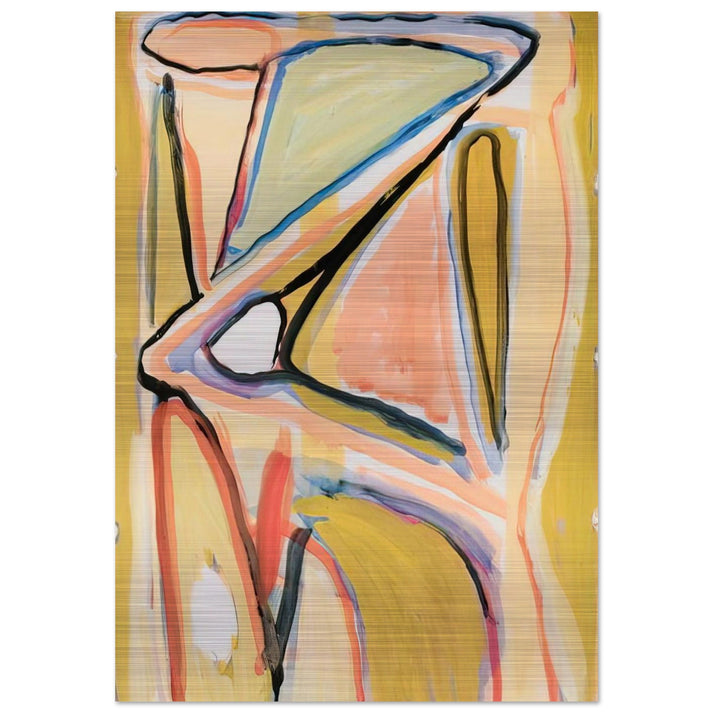 Composition - 1967 - Bram van Velde Brushed Aluminum Print - 70x100 cm / 28x40 inches | Bram van Velde Aluminum Print | Bram van Velde Prints