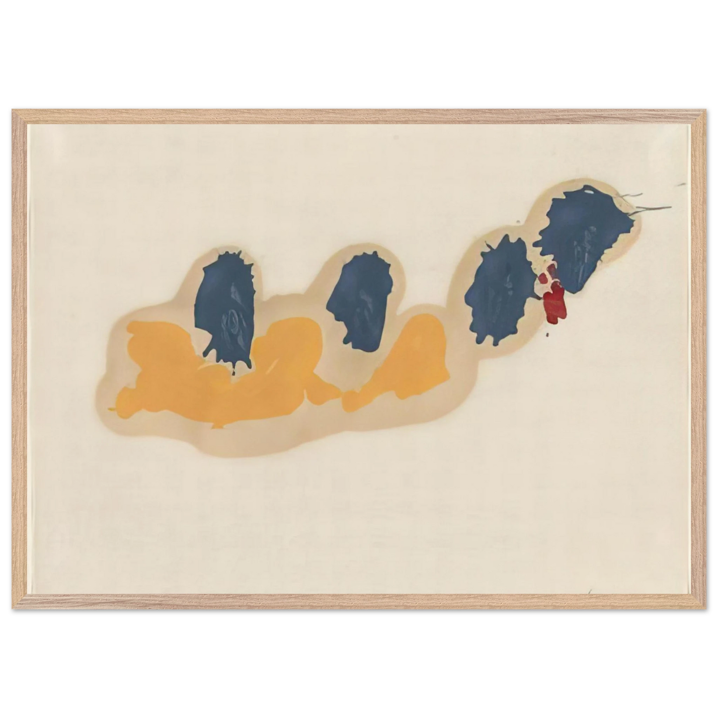 Helen Frankenthaler - April IV - 1960 Wall art - 70x100 cm / 28x40 inches - Fine Art Poster - -