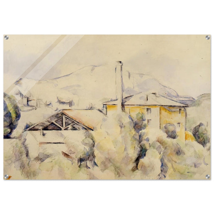 The Lime Kiln - Paul Cézanne Acrylic Print - 70x100 cm / 28x40″ inches