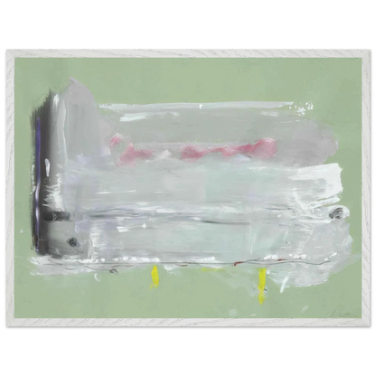 Helen Frankenthaler - Untitled - 1984 Wall art - 40x50 cm / 16x20 inches - Premium Wooden Framed Poster With Fine Art Paper-canvas - Black frame