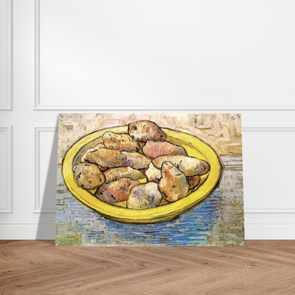 Still Life Potatoes in a Yellow Dish - Vincent van Gogh Acrylic Print - 70x100 cm / 28x40″ inches
