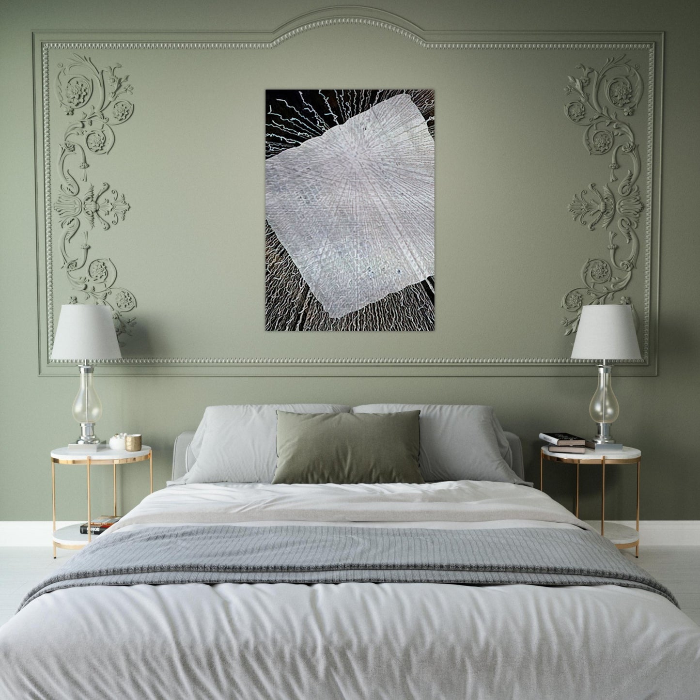 CLOUD SERIES V 1978 - Lenore Tawney Brushed Aluminum Print - 70x100 cm / 28x40 inches | Lenore Tawney Aluminum Print | Lenore Tawney Prints