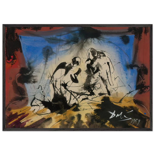 NATIVITY 1959 - Salvador Dali Framed Art Print – Black Wooden Frame - Default Title - -Framed Art Print