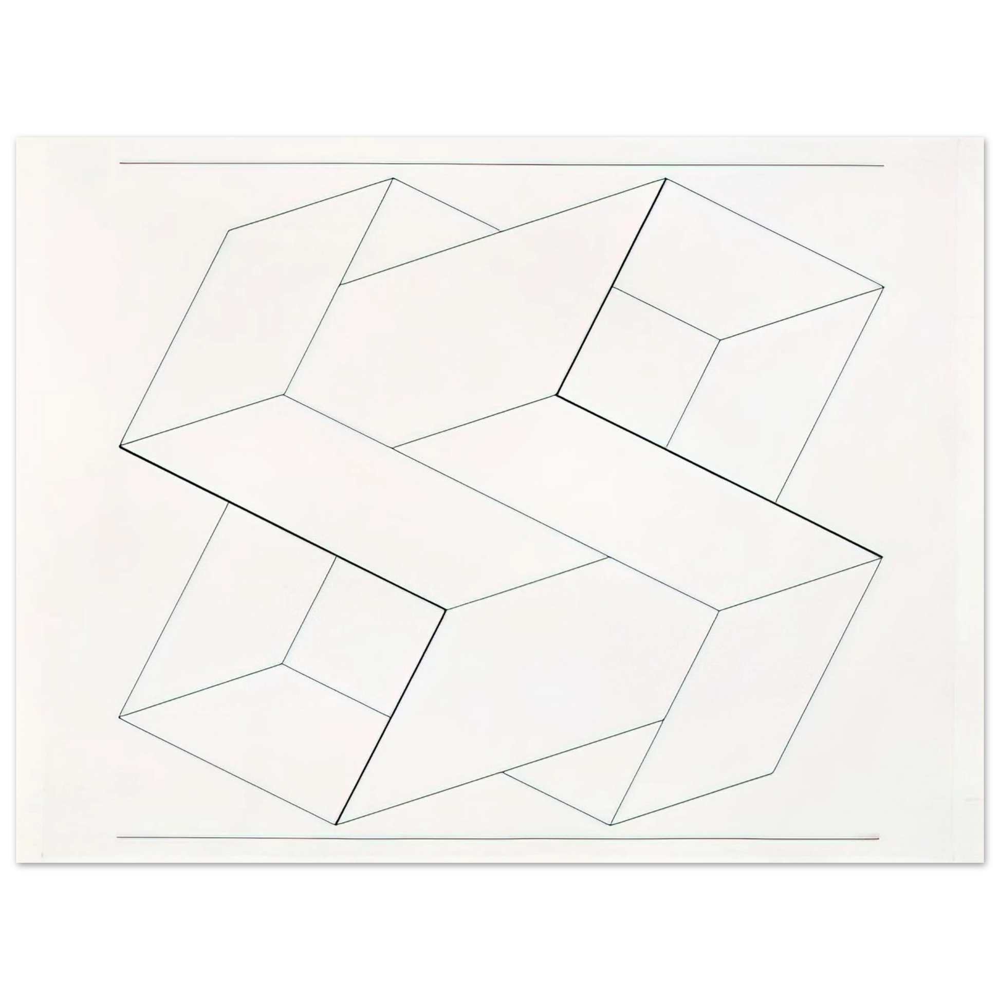 Josef Albers - STRUCTURAL CONSTELLATION 1962 Fine Art Poster - Default Title