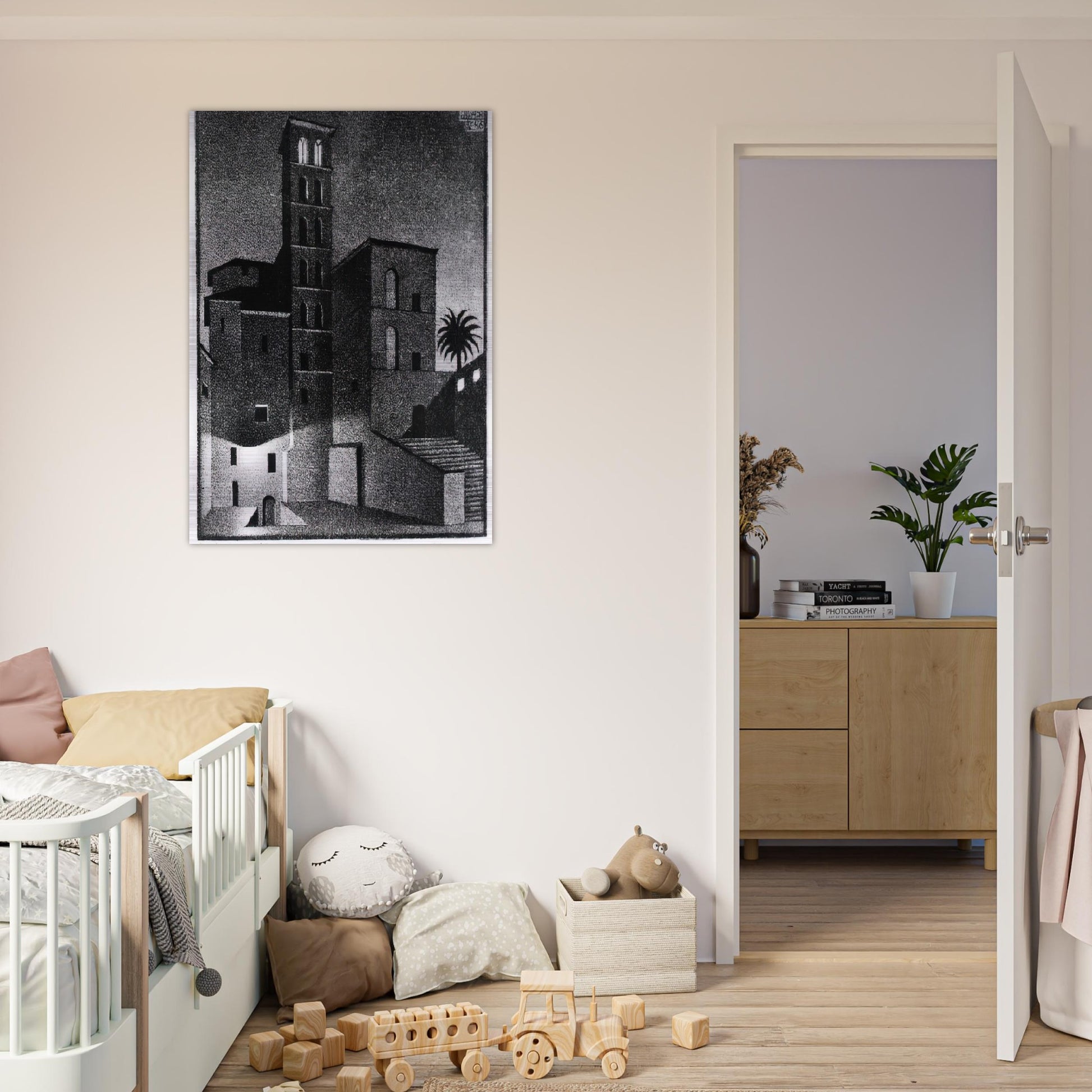 ESCHER (27) - MC Escher Brushed Aluminum Print - 70x100 cm / 28x40 inches | MC Escher Aluminum Print | MC Escher Prints